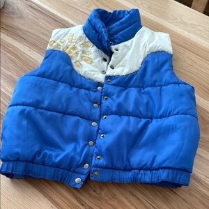 Sea New York Blue and Cream Vest